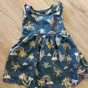 Ruffle Butts Rainbow Dress 12-18 months